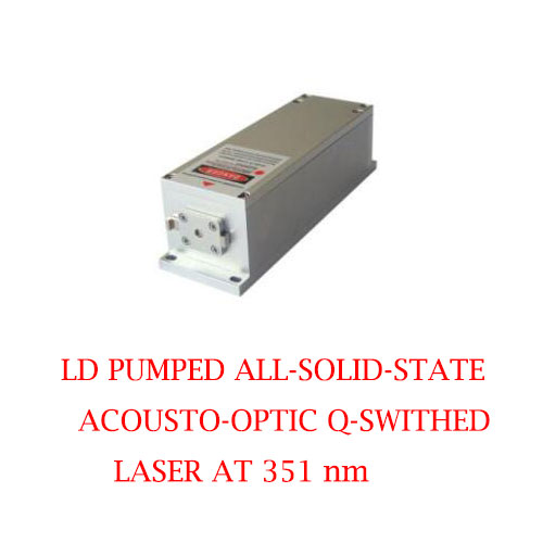 Short Pulse Duration 351nm Actively Q-switched UV Laser 1~15μJ/ 1~30mW